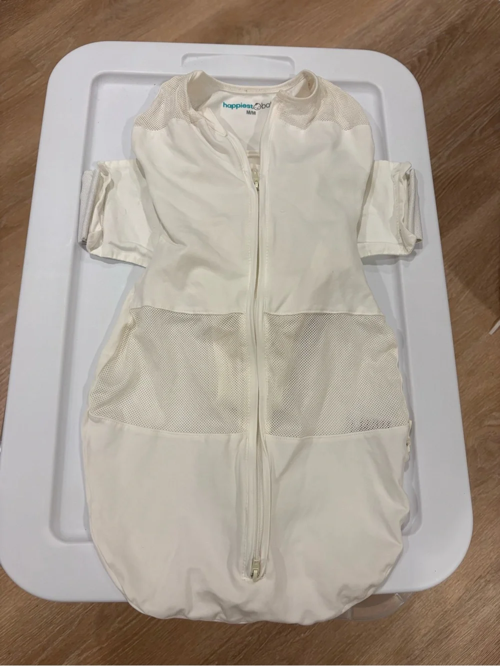 Happiest Baby SNOO Sleep Sack White S/M Organic Cotton